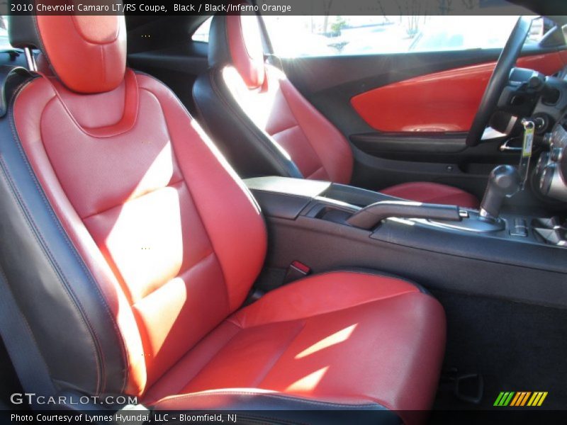 Black / Black/Inferno Orange 2010 Chevrolet Camaro LT/RS Coupe