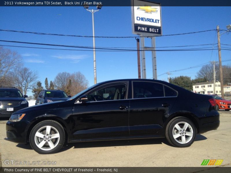 Black Uni / Titan Black 2013 Volkswagen Jetta TDI Sedan
