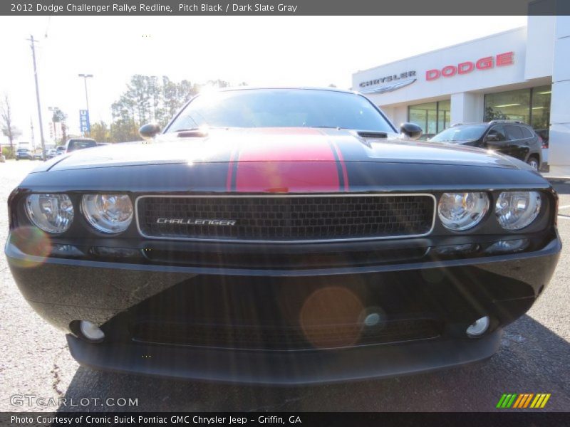 Pitch Black / Dark Slate Gray 2012 Dodge Challenger Rallye Redline
