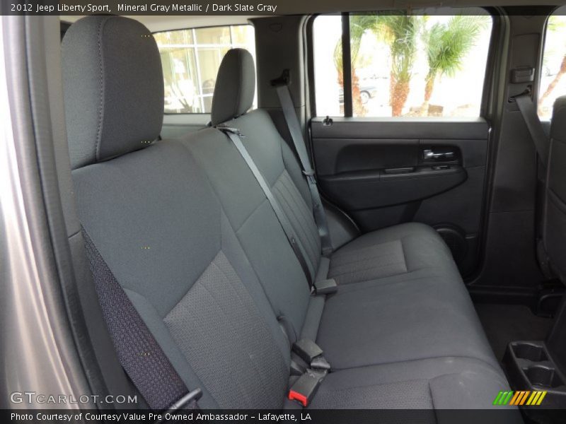 Mineral Gray Metallic / Dark Slate Gray 2012 Jeep Liberty Sport