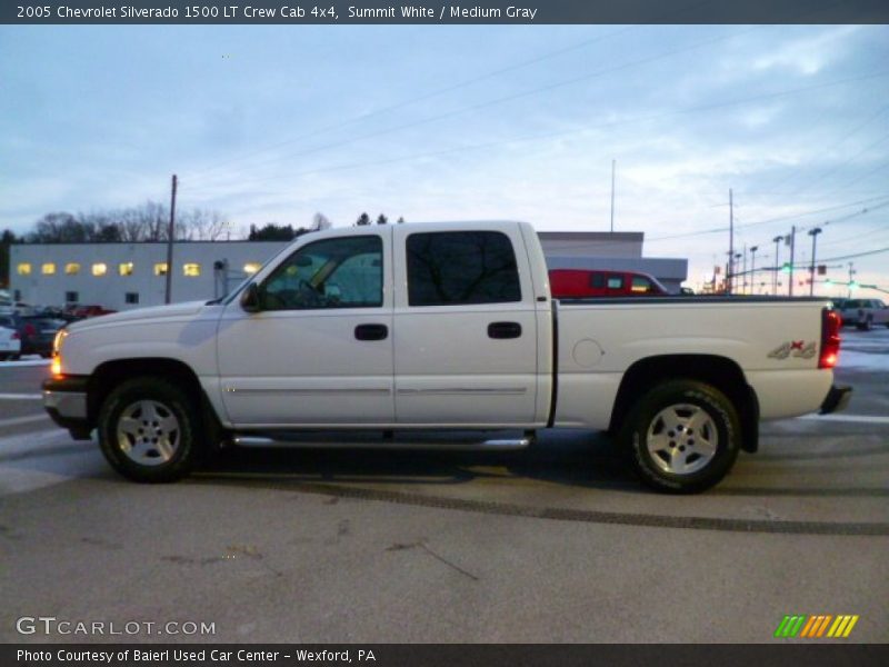 Summit White / Medium Gray 2005 Chevrolet Silverado 1500 LT Crew Cab 4x4