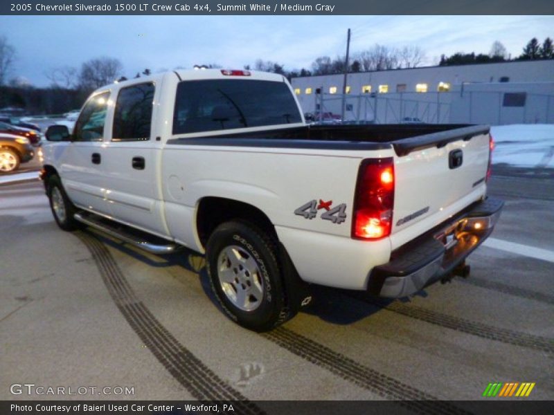 Summit White / Medium Gray 2005 Chevrolet Silverado 1500 LT Crew Cab 4x4