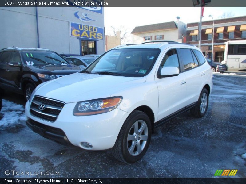 Arctic White / Beige 2007 Hyundai Santa Fe Limited 4WD