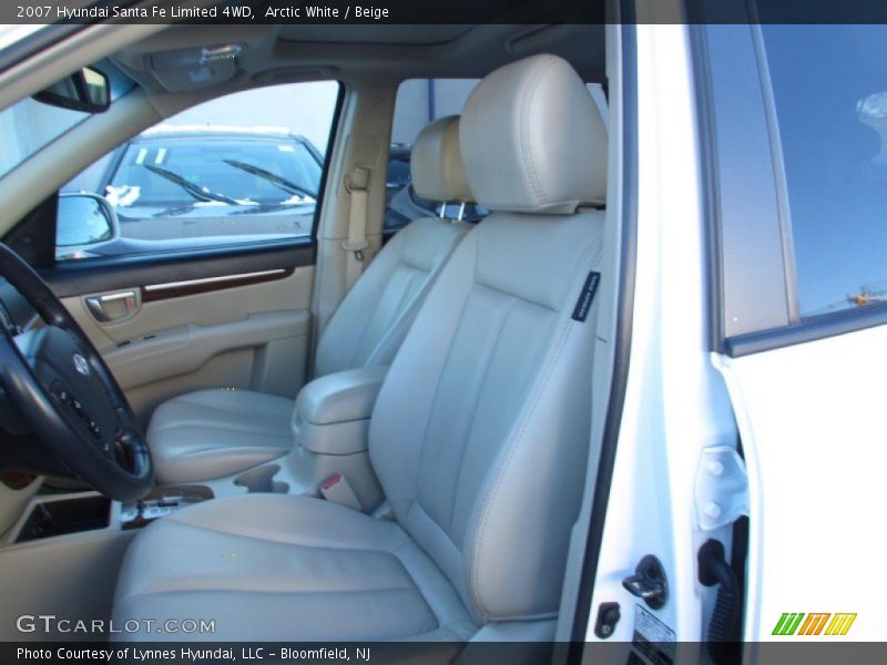 Arctic White / Beige 2007 Hyundai Santa Fe Limited 4WD