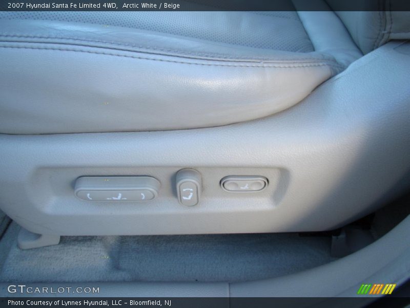 Arctic White / Beige 2007 Hyundai Santa Fe Limited 4WD