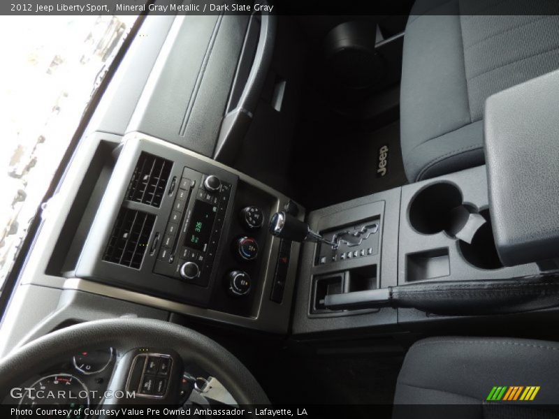 Mineral Gray Metallic / Dark Slate Gray 2012 Jeep Liberty Sport