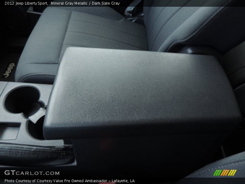 Mineral Gray Metallic / Dark Slate Gray 2012 Jeep Liberty Sport