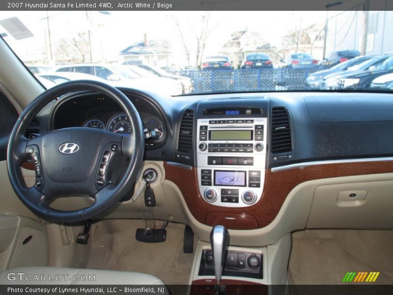 Arctic White / Beige 2007 Hyundai Santa Fe Limited 4WD