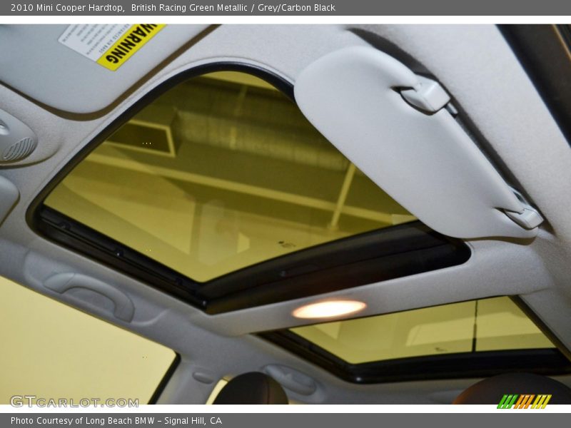 British Racing Green Metallic / Grey/Carbon Black 2010 Mini Cooper Hardtop