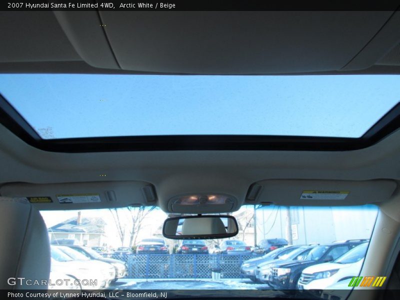 Arctic White / Beige 2007 Hyundai Santa Fe Limited 4WD