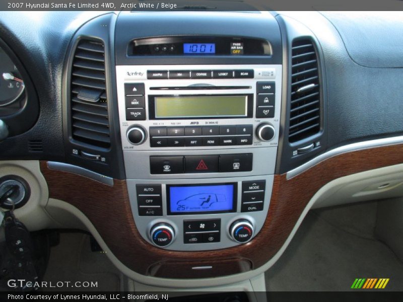 Arctic White / Beige 2007 Hyundai Santa Fe Limited 4WD