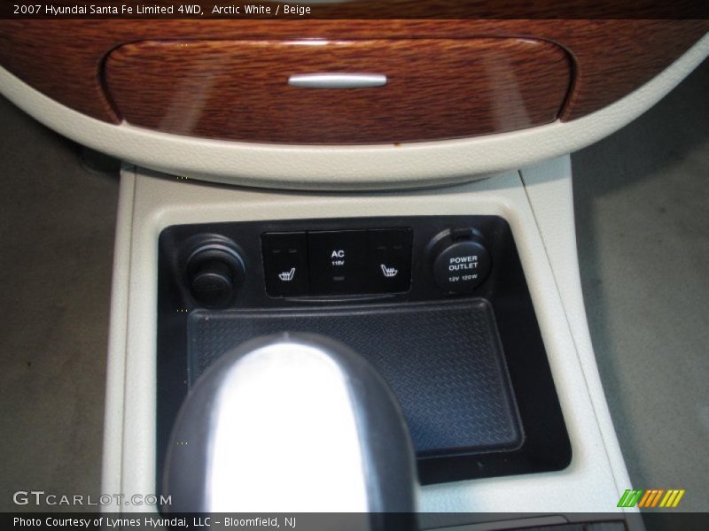 Arctic White / Beige 2007 Hyundai Santa Fe Limited 4WD