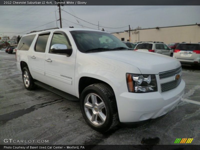 Summit White / Ebony 2012 Chevrolet Suburban LS 4x4