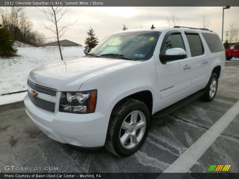 Summit White / Ebony 2012 Chevrolet Suburban LS 4x4