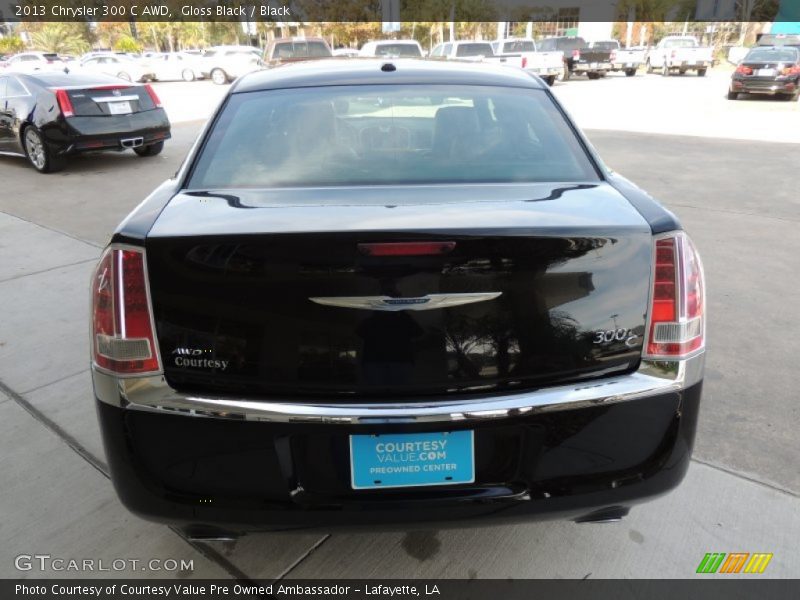 Gloss Black / Black 2013 Chrysler 300 C AWD