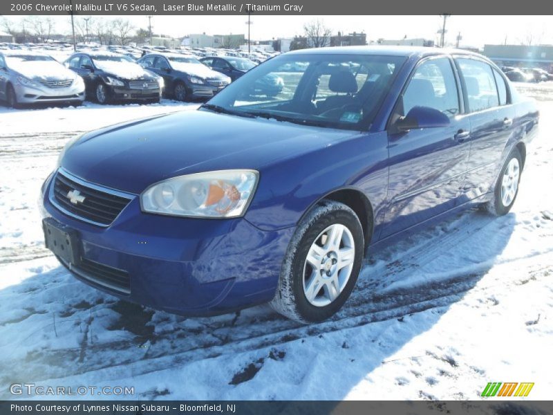 Laser Blue Metallic / Titanium Gray 2006 Chevrolet Malibu LT V6 Sedan