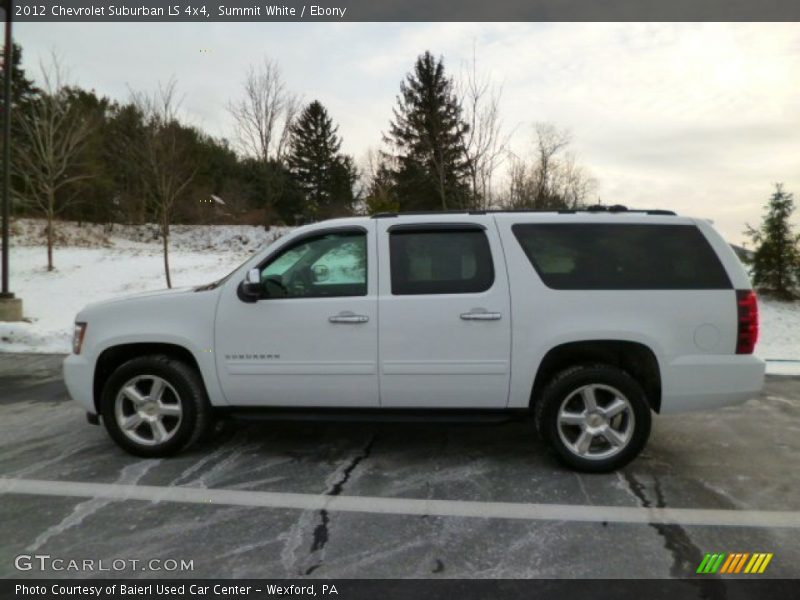 Summit White / Ebony 2012 Chevrolet Suburban LS 4x4
