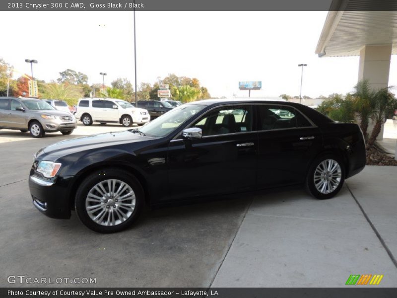 Gloss Black / Black 2013 Chrysler 300 C AWD