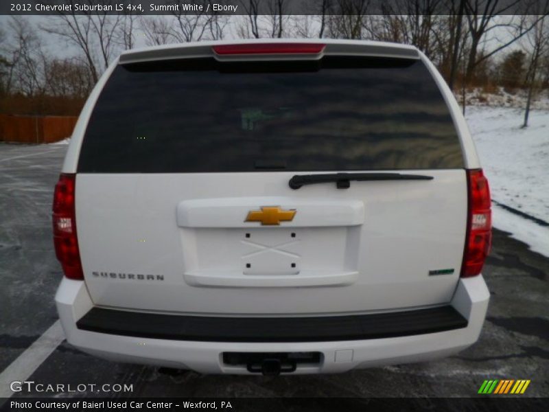 Summit White / Ebony 2012 Chevrolet Suburban LS 4x4