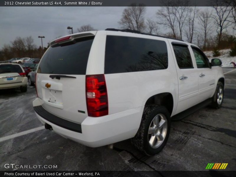 Summit White / Ebony 2012 Chevrolet Suburban LS 4x4