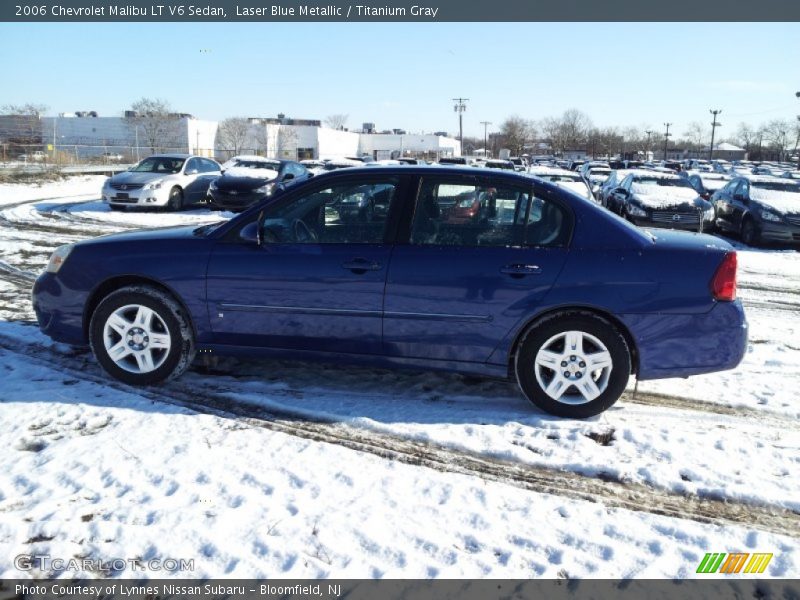 Laser Blue Metallic / Titanium Gray 2006 Chevrolet Malibu LT V6 Sedan