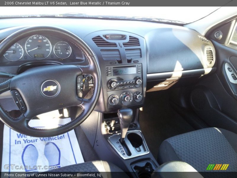 Laser Blue Metallic / Titanium Gray 2006 Chevrolet Malibu LT V6 Sedan