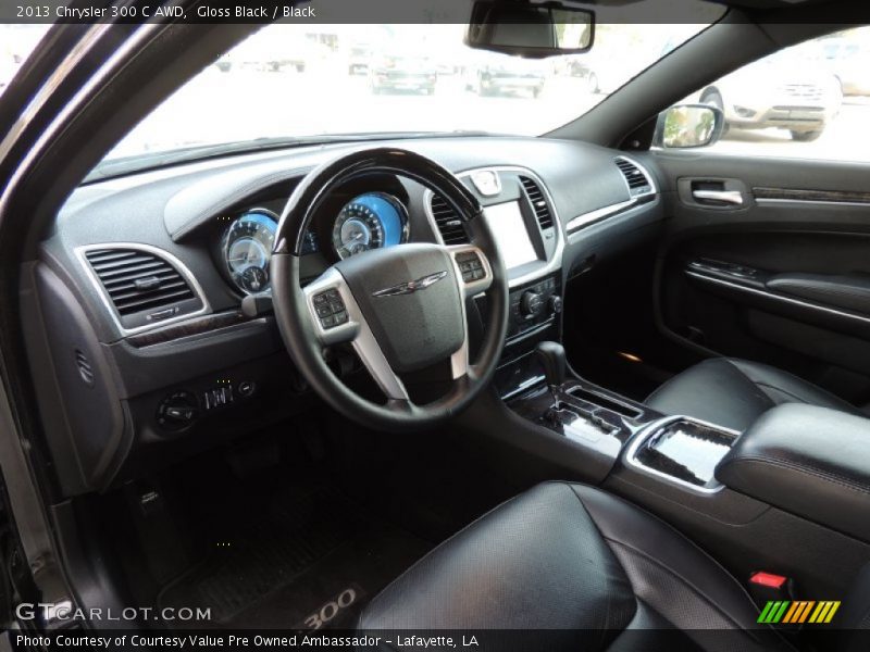 Gloss Black / Black 2013 Chrysler 300 C AWD