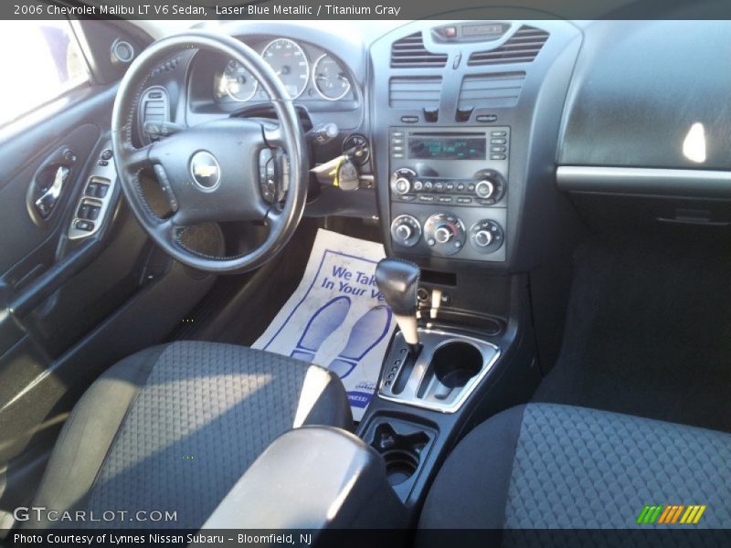 Laser Blue Metallic / Titanium Gray 2006 Chevrolet Malibu LT V6 Sedan