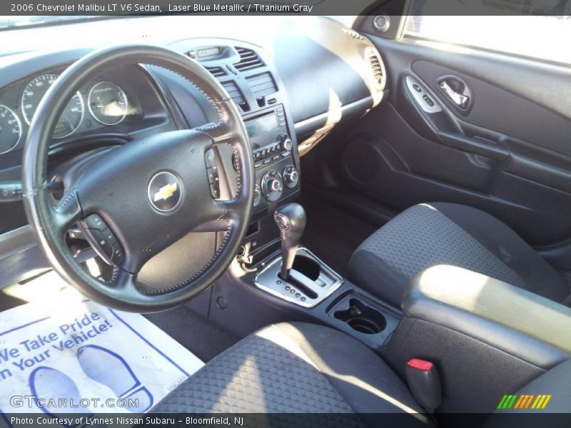 Laser Blue Metallic / Titanium Gray 2006 Chevrolet Malibu LT V6 Sedan