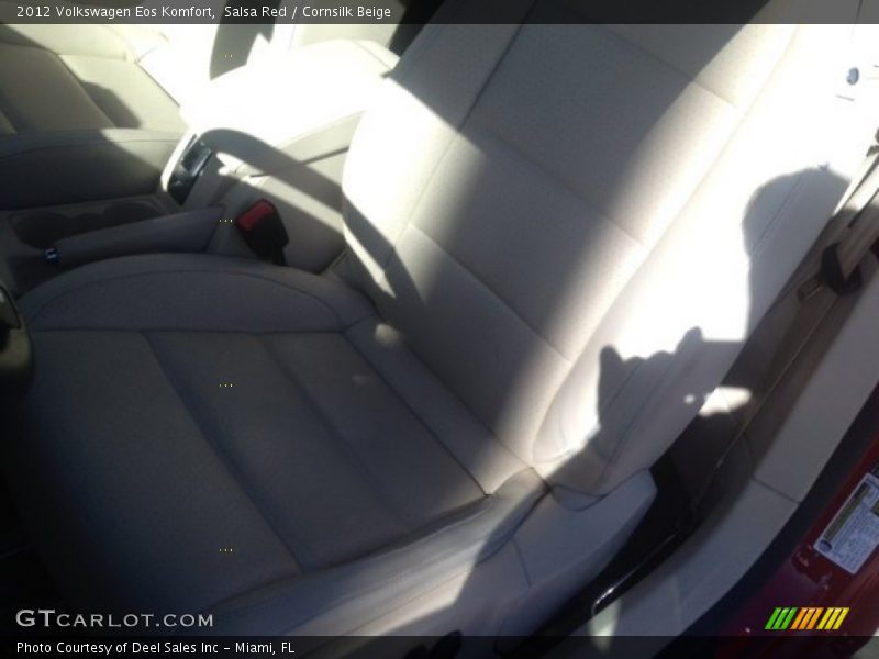 Salsa Red / Cornsilk Beige 2012 Volkswagen Eos Komfort