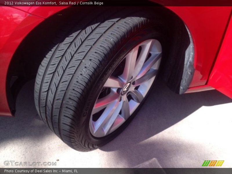 Salsa Red / Cornsilk Beige 2012 Volkswagen Eos Komfort