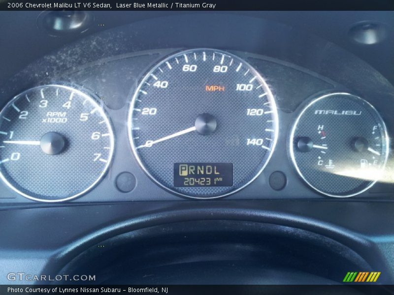 Laser Blue Metallic / Titanium Gray 2006 Chevrolet Malibu LT V6 Sedan