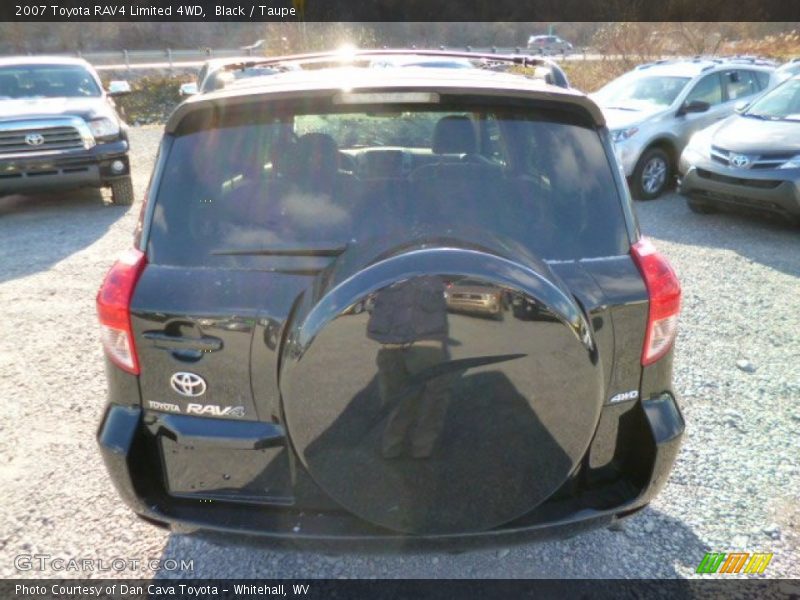 Black / Taupe 2007 Toyota RAV4 Limited 4WD