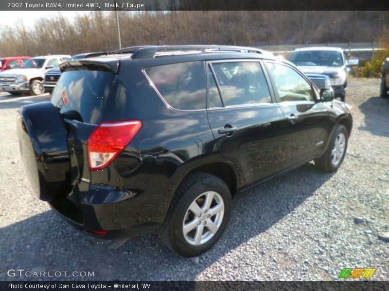 Black / Taupe 2007 Toyota RAV4 Limited 4WD