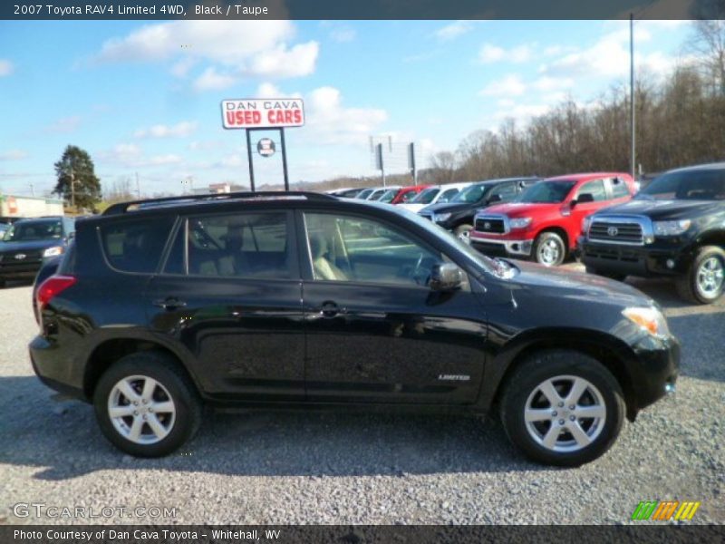 Black / Taupe 2007 Toyota RAV4 Limited 4WD