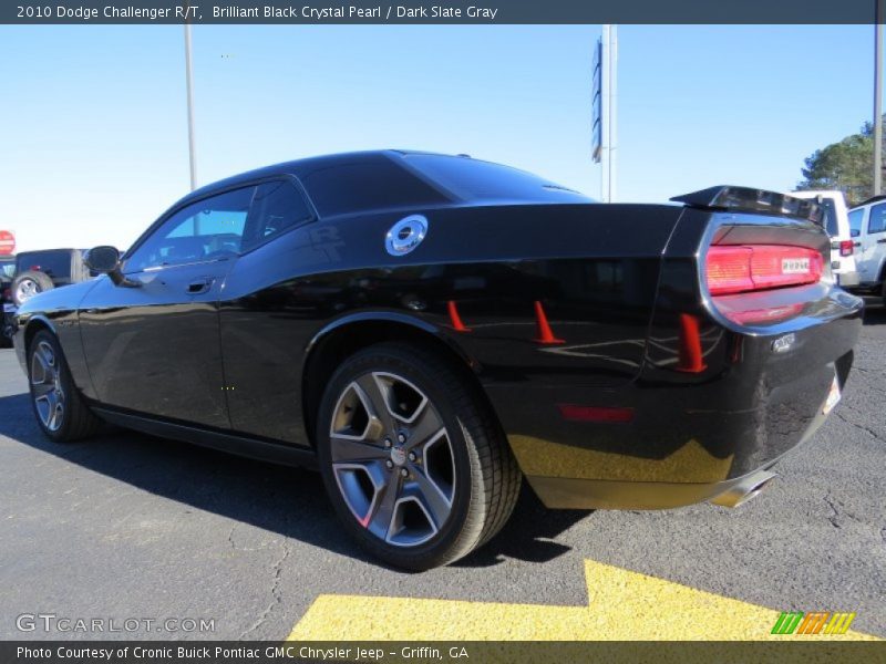Brilliant Black Crystal Pearl / Dark Slate Gray 2010 Dodge Challenger R/T