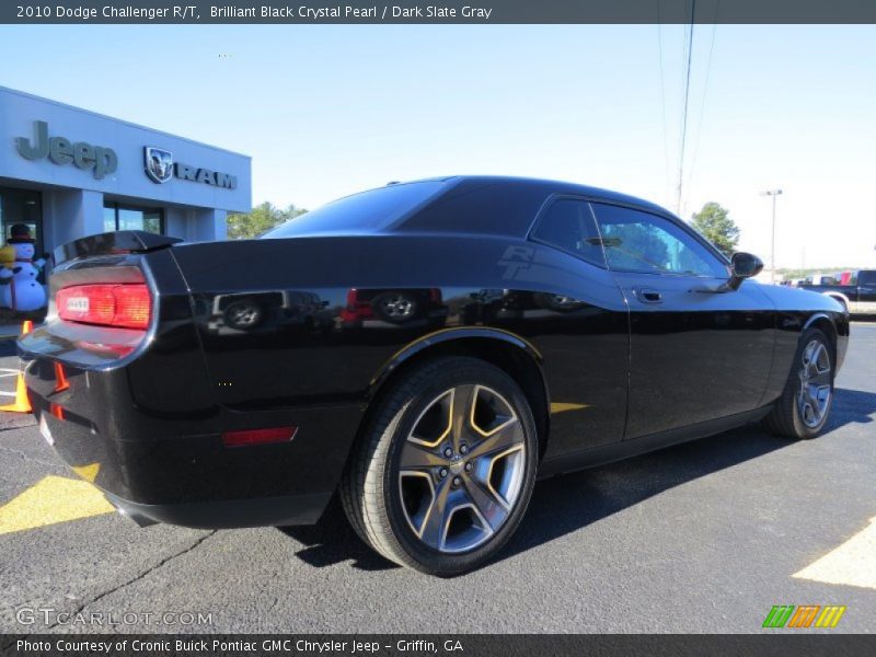 Brilliant Black Crystal Pearl / Dark Slate Gray 2010 Dodge Challenger R/T