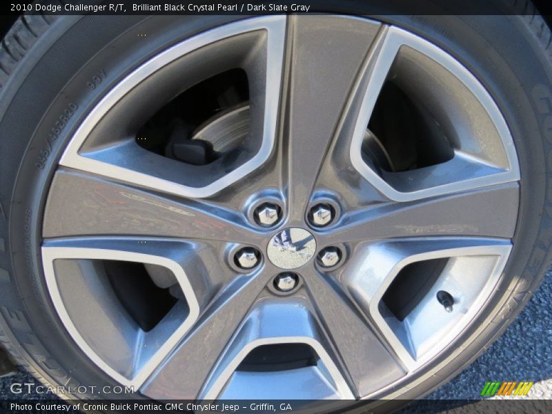 Brilliant Black Crystal Pearl / Dark Slate Gray 2010 Dodge Challenger R/T