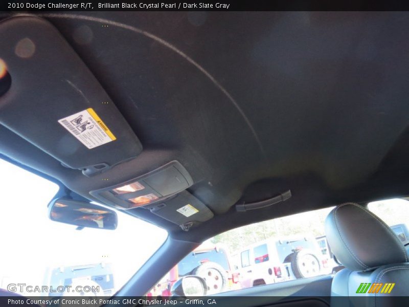 Brilliant Black Crystal Pearl / Dark Slate Gray 2010 Dodge Challenger R/T