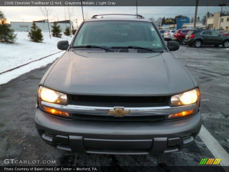 Graystone Metallic / Light Gray 2008 Chevrolet TrailBlazer LS 4x4