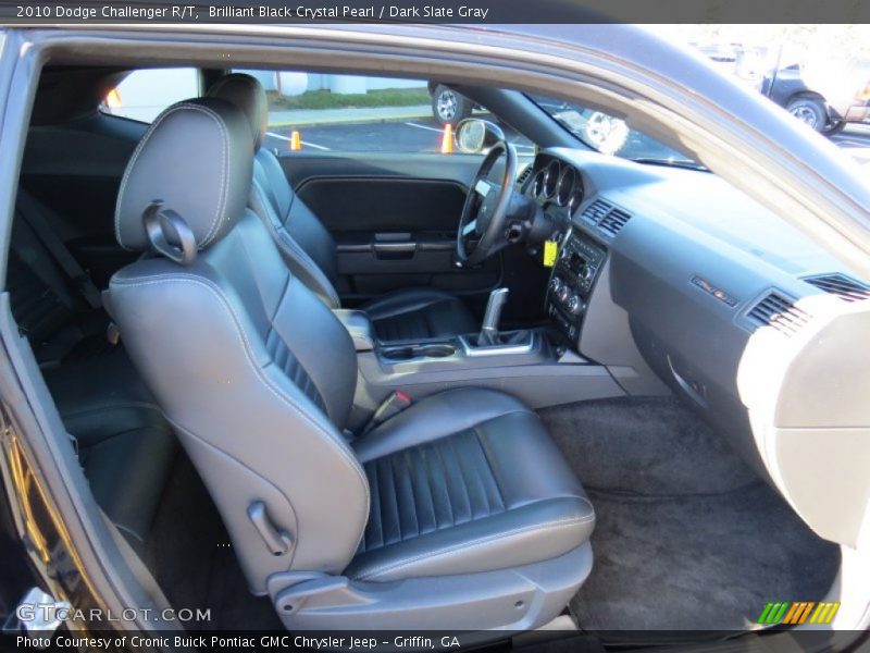 Brilliant Black Crystal Pearl / Dark Slate Gray 2010 Dodge Challenger R/T
