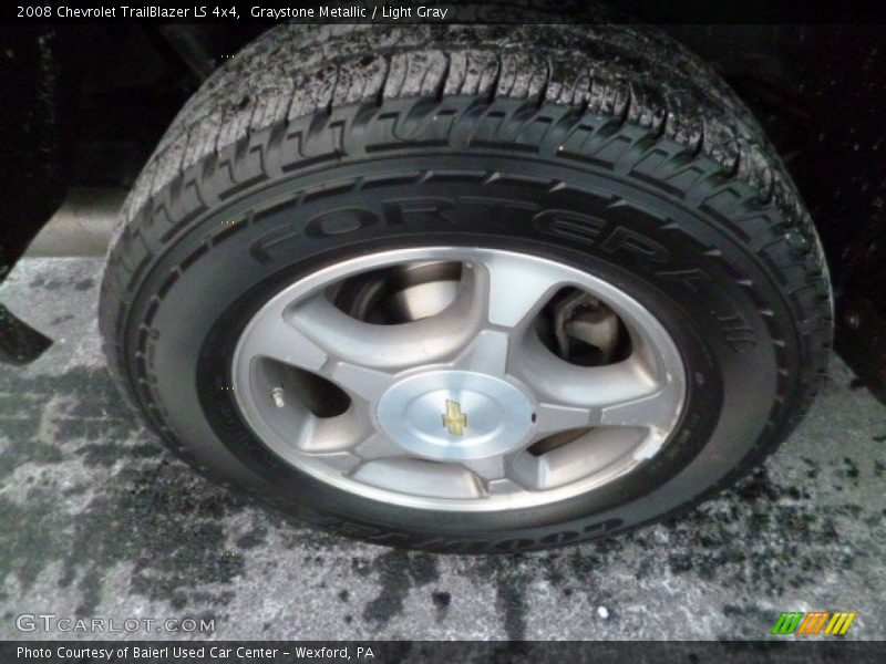 Graystone Metallic / Light Gray 2008 Chevrolet TrailBlazer LS 4x4