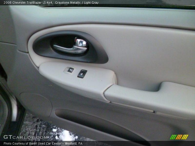 Graystone Metallic / Light Gray 2008 Chevrolet TrailBlazer LS 4x4