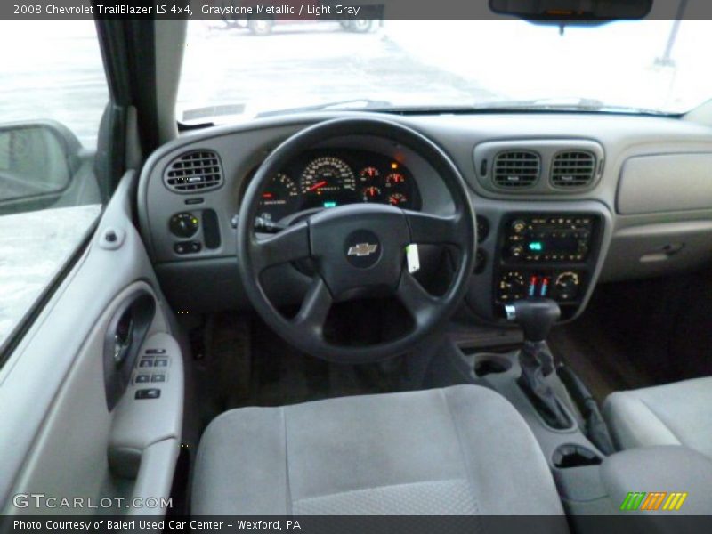Graystone Metallic / Light Gray 2008 Chevrolet TrailBlazer LS 4x4