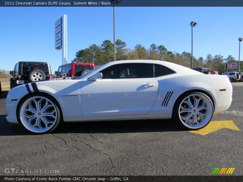 Summit White / Black 2011 Chevrolet Camaro SS/RS Coupe