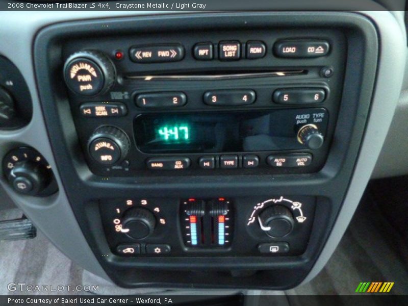 Graystone Metallic / Light Gray 2008 Chevrolet TrailBlazer LS 4x4