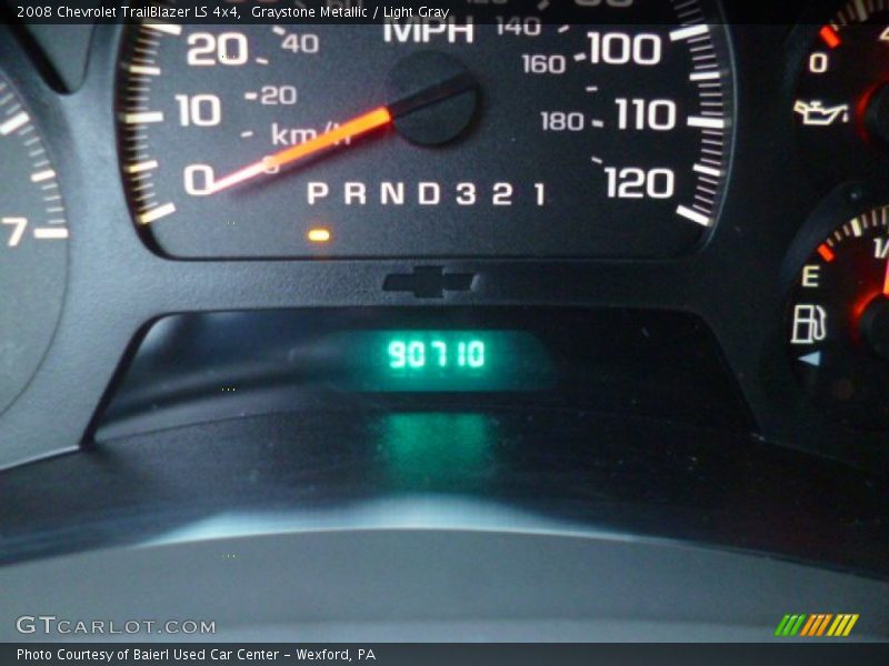 Graystone Metallic / Light Gray 2008 Chevrolet TrailBlazer LS 4x4