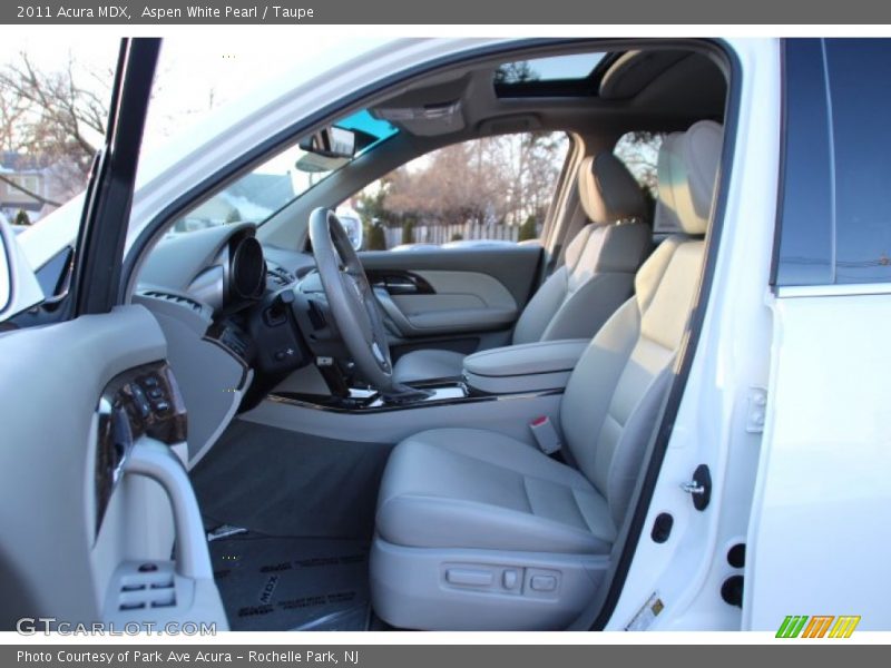 Aspen White Pearl / Taupe 2011 Acura MDX