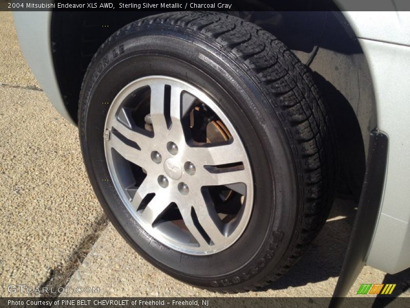 Sterling Silver Metallic / Charcoal Gray 2004 Mitsubishi Endeavor XLS AWD