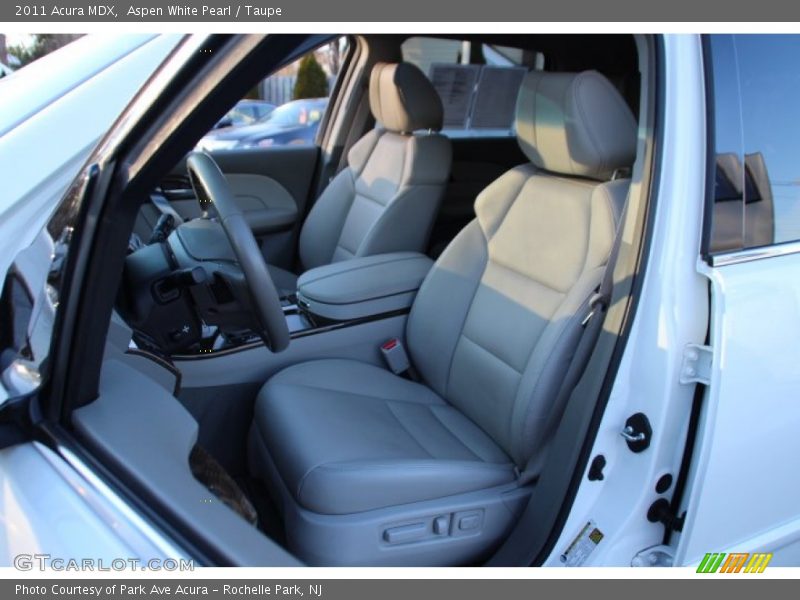Aspen White Pearl / Taupe 2011 Acura MDX